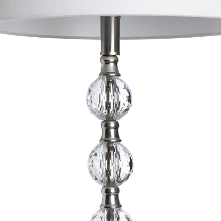Crestview Collection Herndon Crystal Floor Lamp