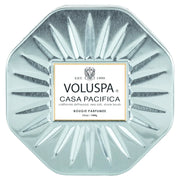 Voluspa Casa Pacifica 3 Wick Octagon Tin Candle ~12oz