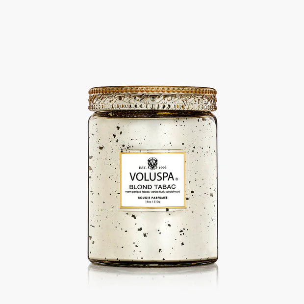 Voluspa Blond Tabac Large Jar Candle ~ 18oz