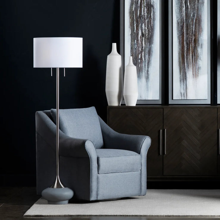 Crestview Collection Hayden Orb Shaped Base Floor Lamp