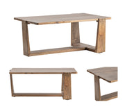 Crestview Collection Janoski Modern Organic Coffee Table