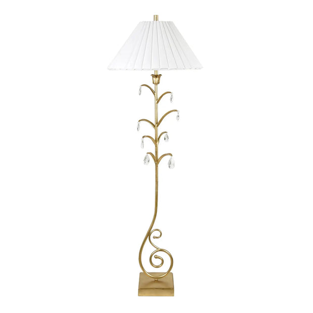 Crestview Collection Lorelei Crystal Floor Lamp