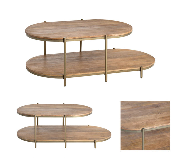 Crestview Collection Rockwell Mid Century Modern Coffee Table