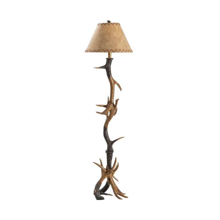 Crestview Collection Trophy Rustic Antlers Floor Lamp