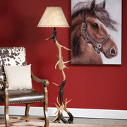 Crestview Collection Trophy Rustic Antlers Floor Lamp