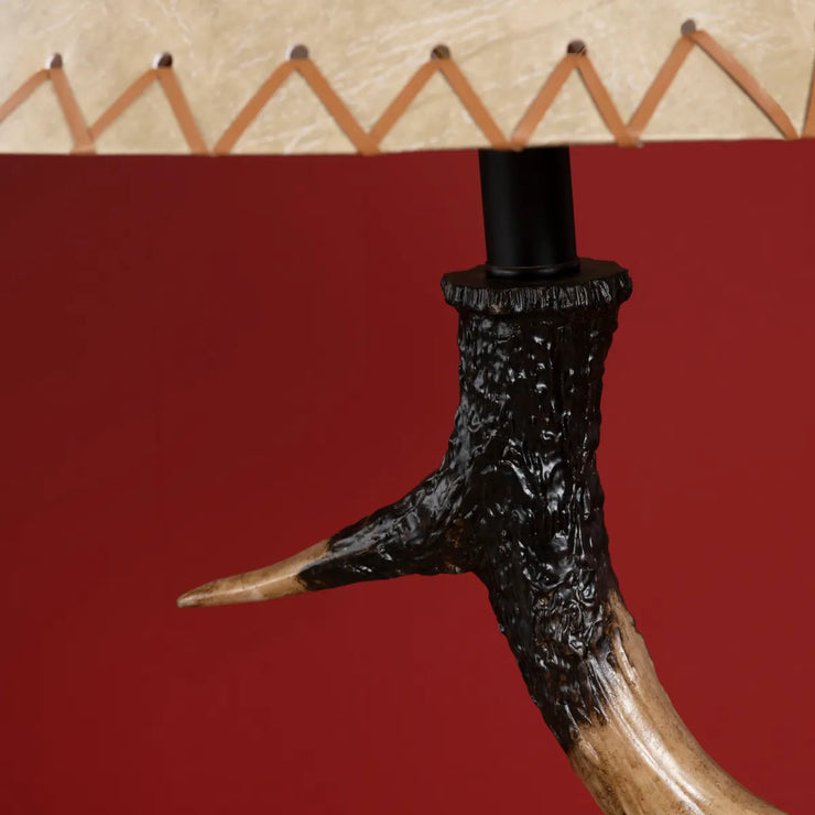 Crestview Collection Trophy Rustic Antlers Floor Lamp