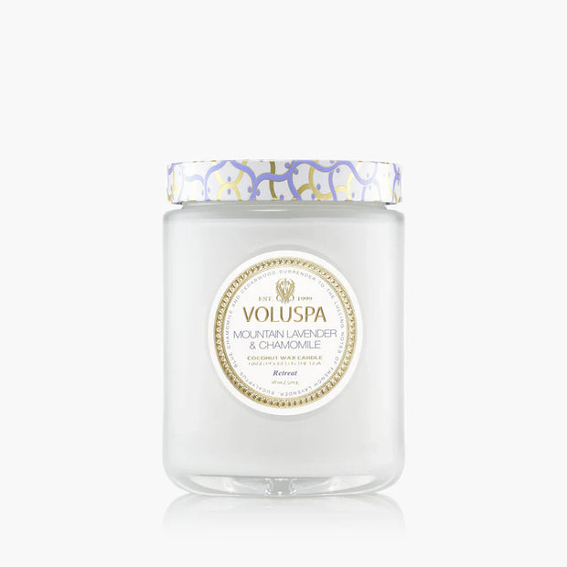 Voluspa Mountain Lavender And Chamomile Large Jar Candle ~ 18oz