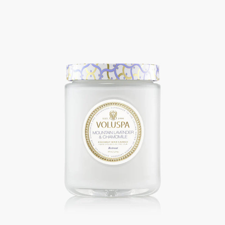 Voluspa Mountain Lavender And Chamomile Large Jar Candle ~ 18oz