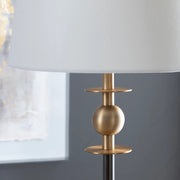 Crestview Collection Chapman Dark Bronze And Vintage Brass Floor Lamp