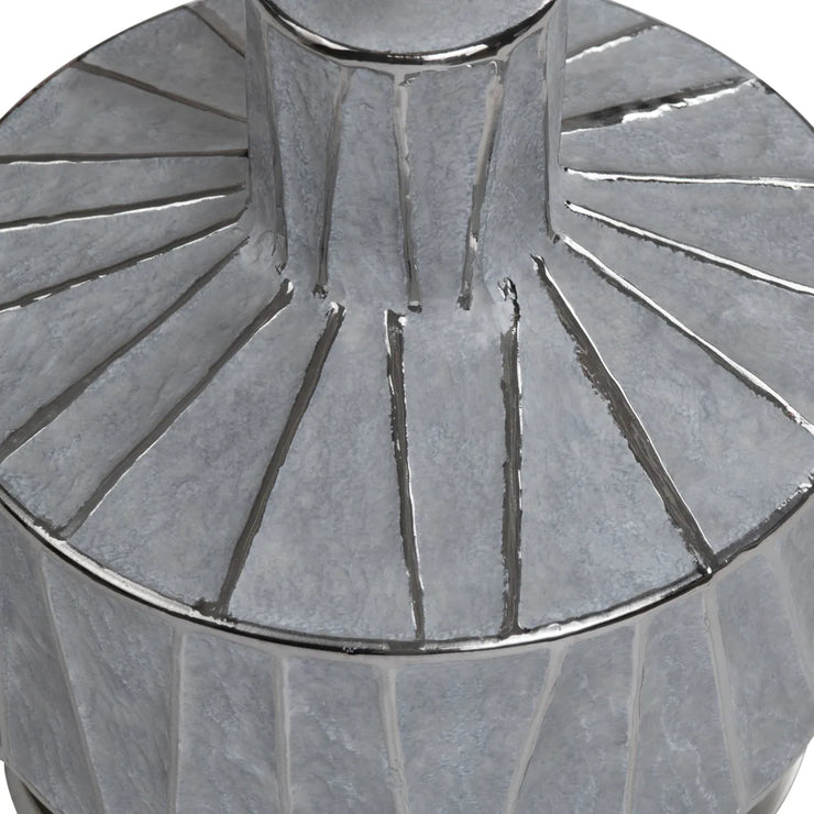 Crestview Collection Cothran Brushed Nickel Floor Lamp