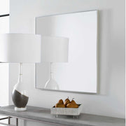 Uttermost Alexo Brushed Silver Square Mirror