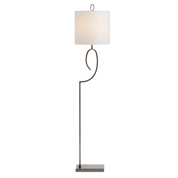Crestview Collection Dash Champagne Bronze Finish Floor Lamp