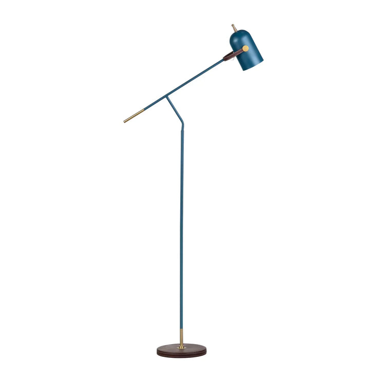 Crestview Collection Pippin Deep Teal Finish Floor Lamp