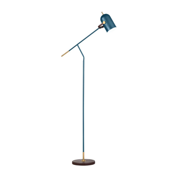 Crestview Collection Pippin Deep Teal Finish Floor Lamp