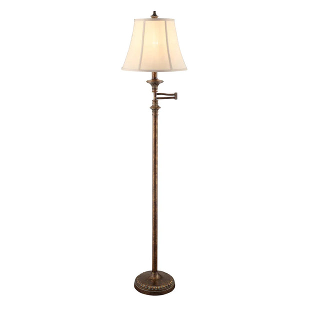 Crestview Collection Barton Swing Arm Floor Lamp