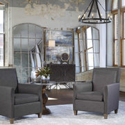 Uttermost Amiel Oversized Iron Arched Mirror