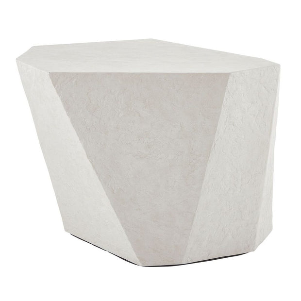 Uttermost Parra Limestone Side Table Indoor And Outdoor Use
