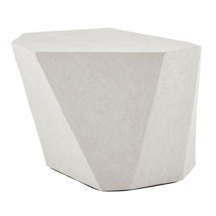 Uttermost Parra Limestone Side Table Indoor And Outdoor Use