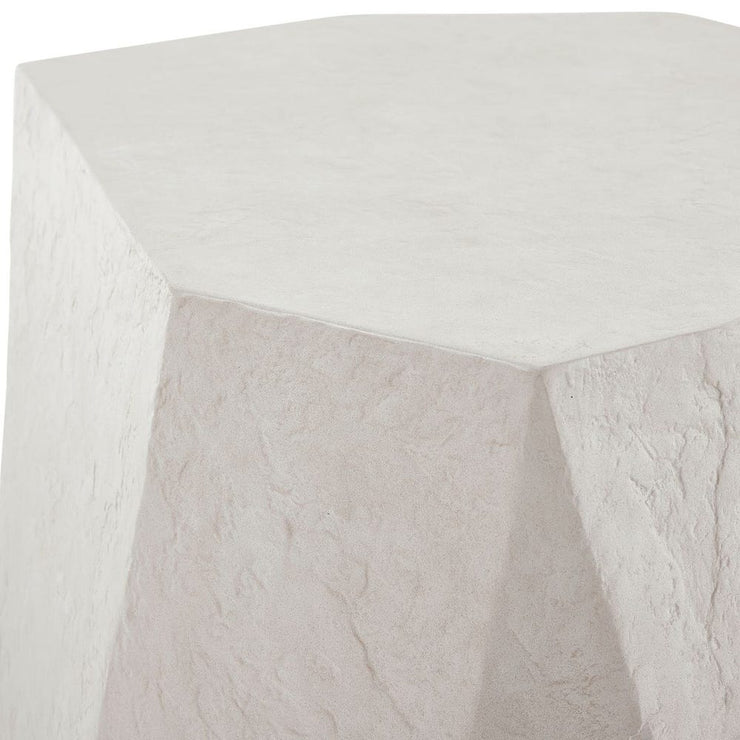 Uttermost Parra Limestone Side Table Indoor And Outdoor Use