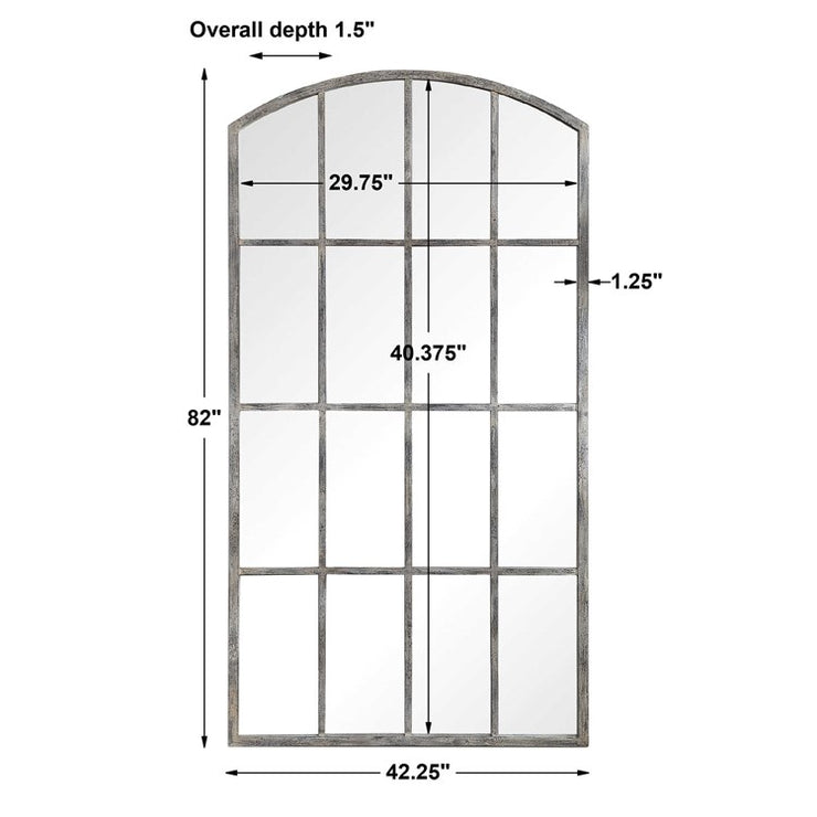 Uttermost Amiel Oversized Iron Arched Mirror