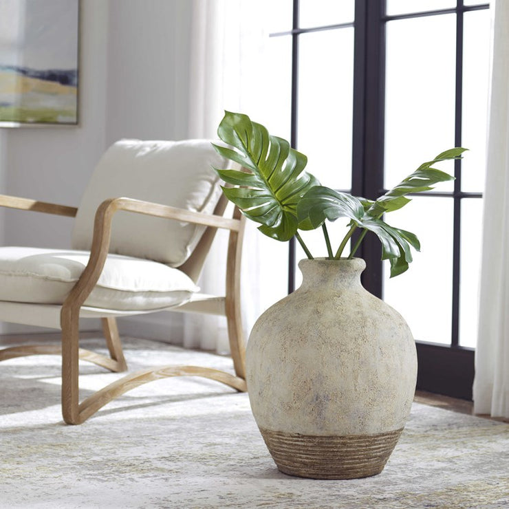 Uttermost Fernandina Oversized Composite Concrete Vase