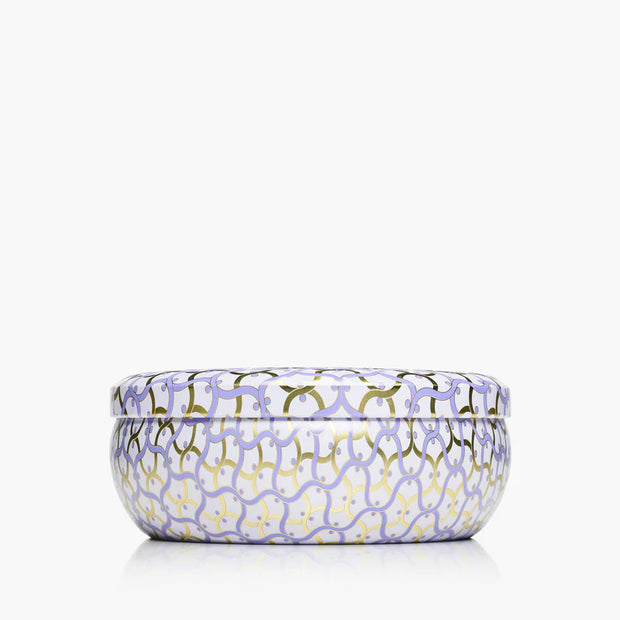 Voluspa Mountain Lavender And Chamomile 3 Wick Tin Candle ~ 12oz