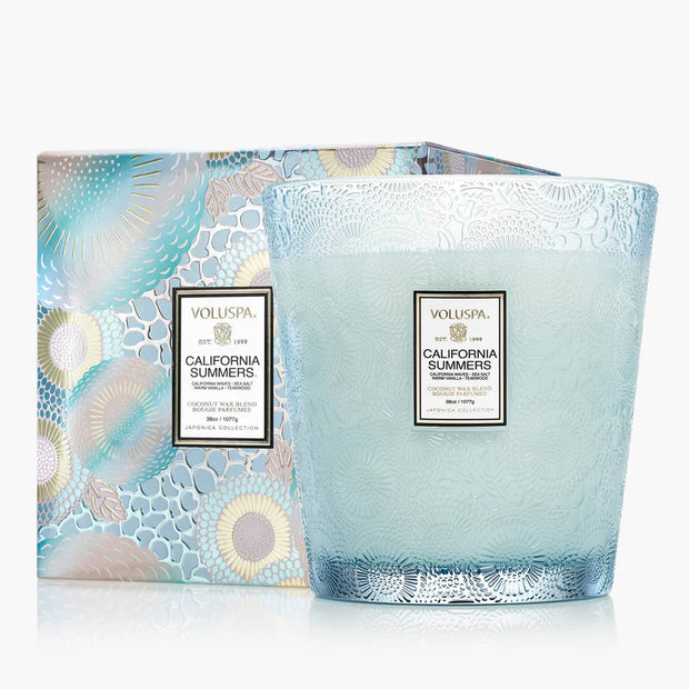 Voluspa California Summers 3 Wick Hearth Candle ~ 38oz