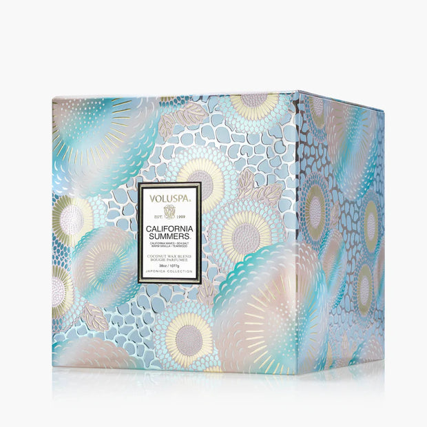Voluspa California Summers 3 Wick Hearth Candle ~ 38oz