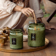 Voluspa Temple Moss Large Jar Candle ~18oz