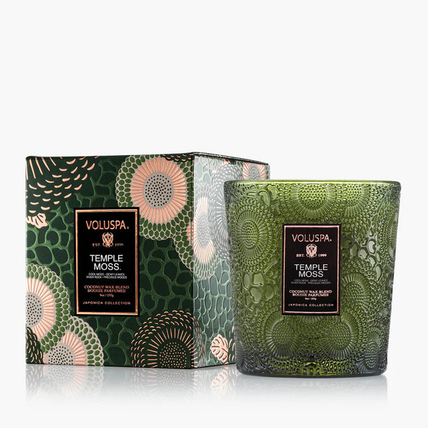 Voluspa Temple Moss Classic Candle ~9oz