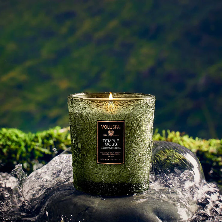 Voluspa Temple Moss Classic Candle ~9oz