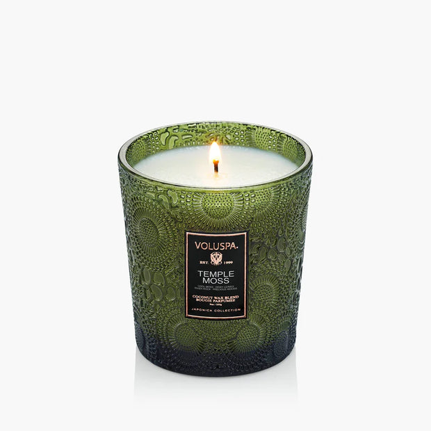 Voluspa Temple Moss Classic Candle ~9oz