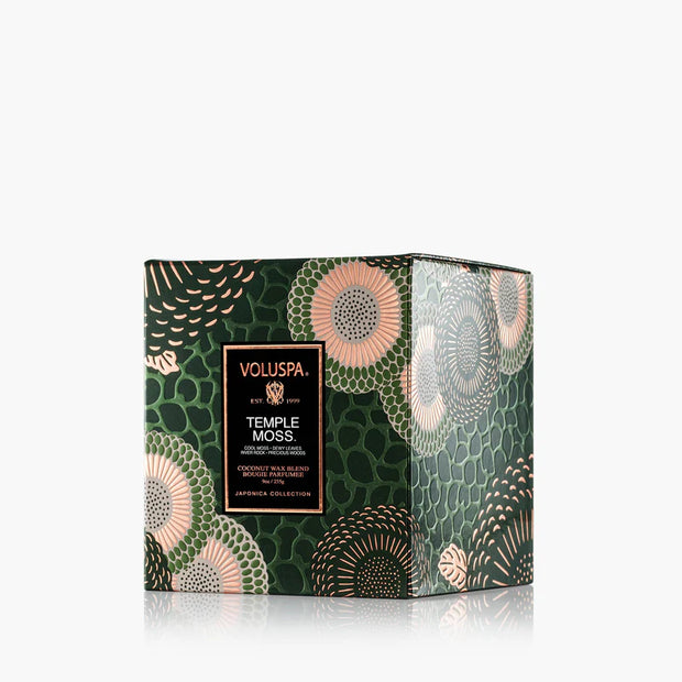Voluspa Temple Moss Classic Candle ~9oz