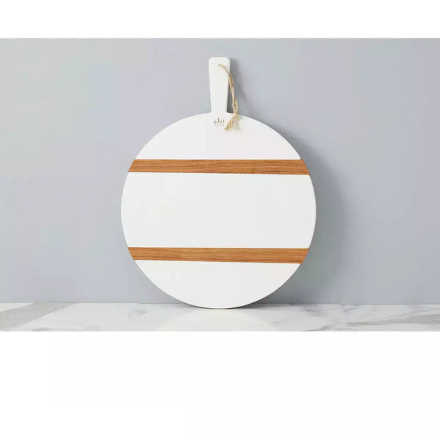 etúHOME White Round Mod Medium Charcuterie Board  ~ LAST CHANCE SALE ~ LIMITED QUANTITY