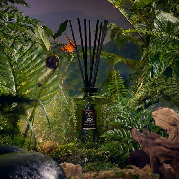Voluspa Temple Moss Luxe Reed Diffuser