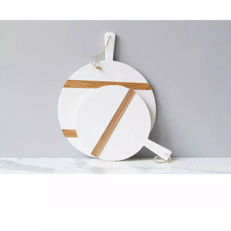 etúHOME White Round Mod Medium Charcuterie Board  ~ LAST CHANCE SALE ~ LIMITED QUANTITY