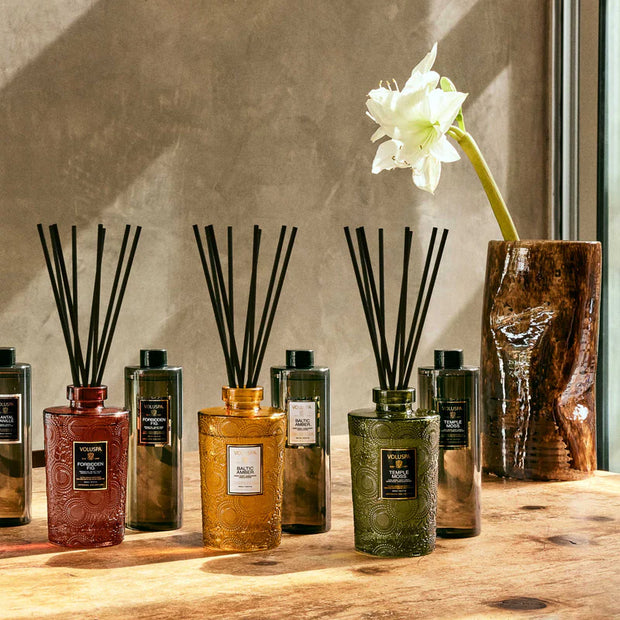 Voluspa Temple Moss Luxe Reed Diffuser Refill