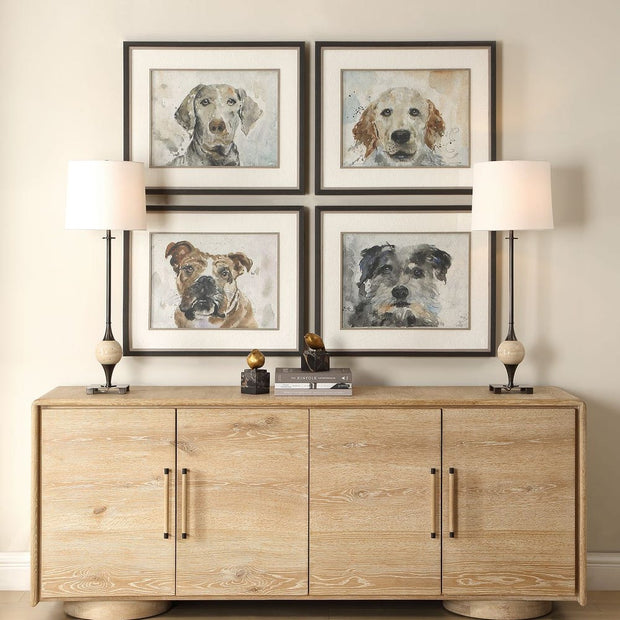 Uttermost Dog Days Framed Prints ~ Set of 4