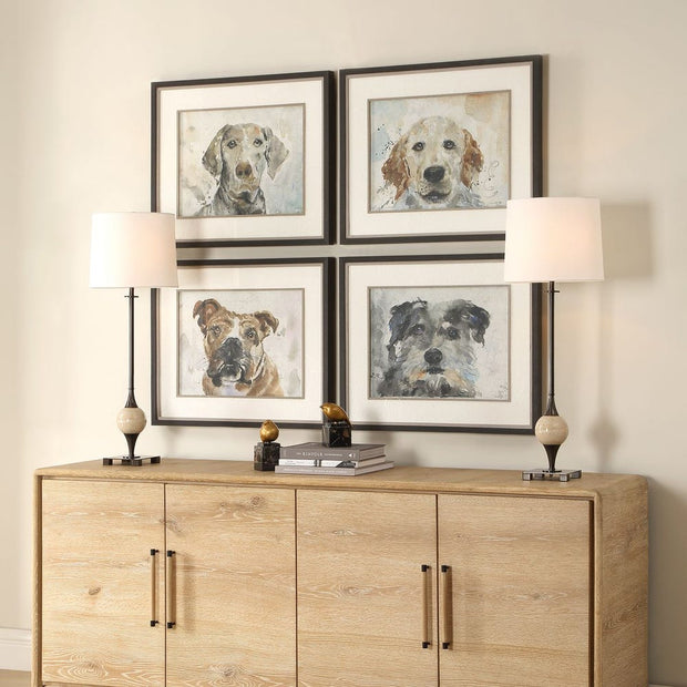 Uttermost Dog Days Framed Prints ~ Set of 4