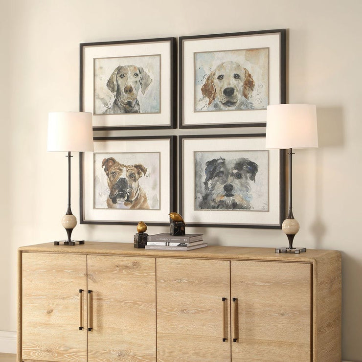 Uttermost Dog Days Framed Prints ~ Set of 4