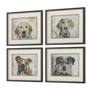 Uttermost Dog Days Framed Prints ~ Set of 4