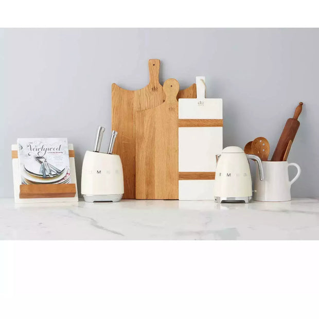 etúHOME White Rectangle Mod Small Charcuterie Board