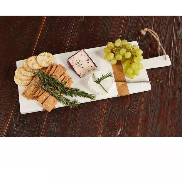 etúHOME White Rectangle Mod Small Charcuterie Board