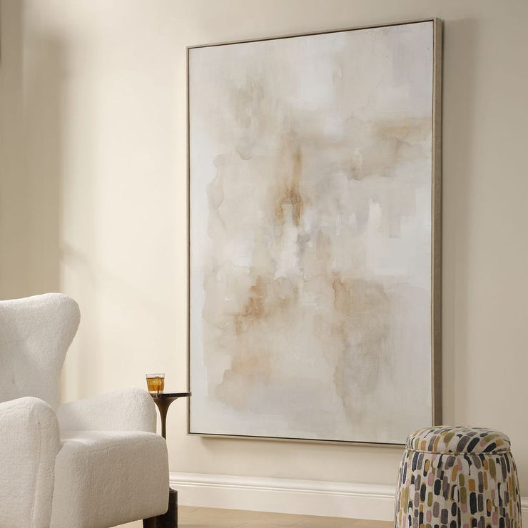 Uttermost Remedy Cream Hand Painted Canvas