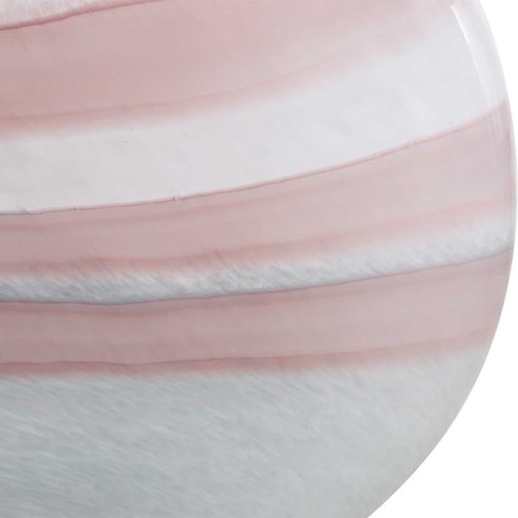 Uttermost Blush Swirl Glass Set of 2 Vases
