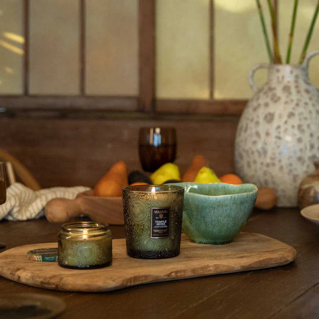 Voluspa Temple Moss Petite Jar Candle ~3.2oz