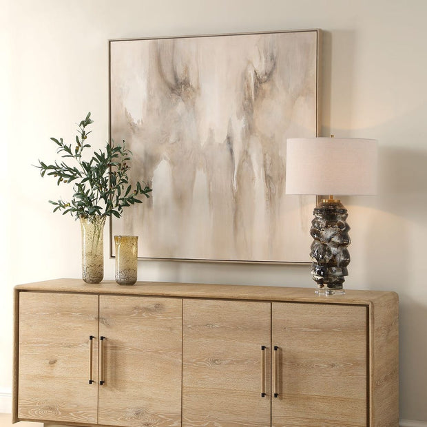 Uttermost Embark Soft Beige Blended Hand Painted Canvas