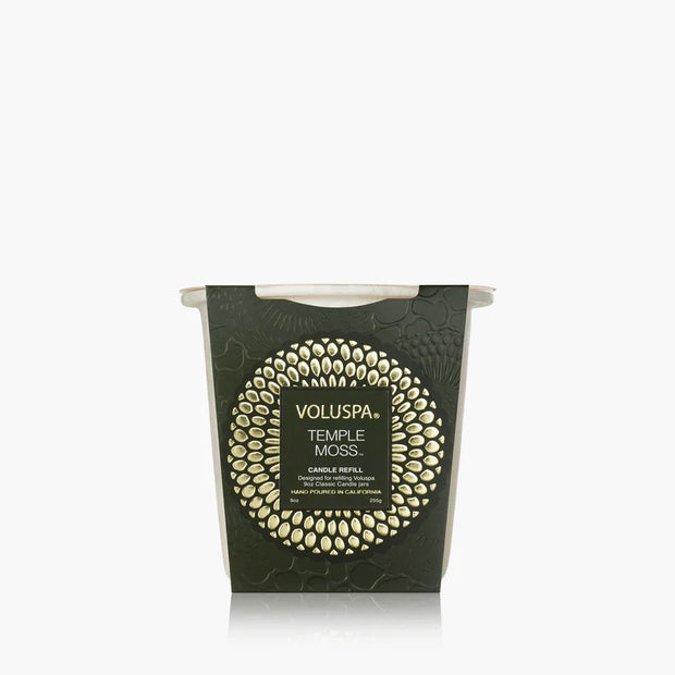 Voluspa Temple Moss Classic Candle Refill ~9oz