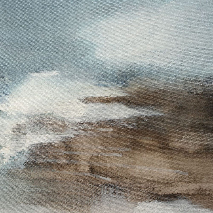 Uttermost Chasing Blue Hand Painted Canvas