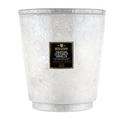 Voluspa Tahitian Coconut Vanilla 5 Wick Hearth Candle ~ 123oz